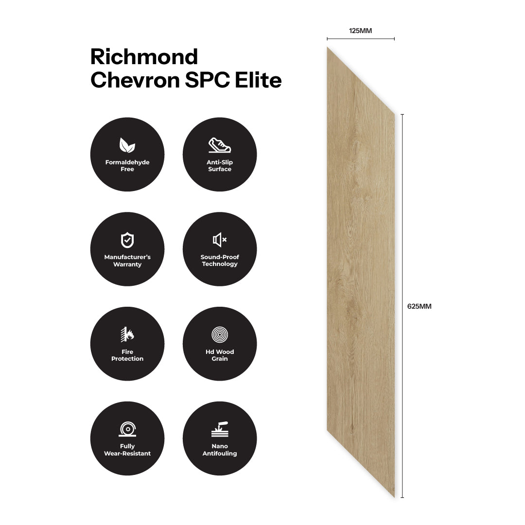 Richmond Chevron SPC Elite – Luxury Chevron Flooring