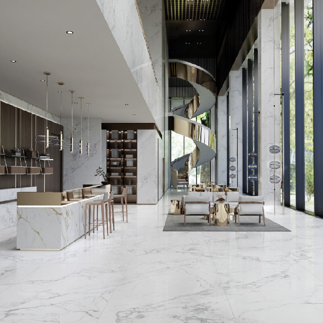 6MM CALACATTA EXTRA GLOSSY-A/2.6M * 1.2M