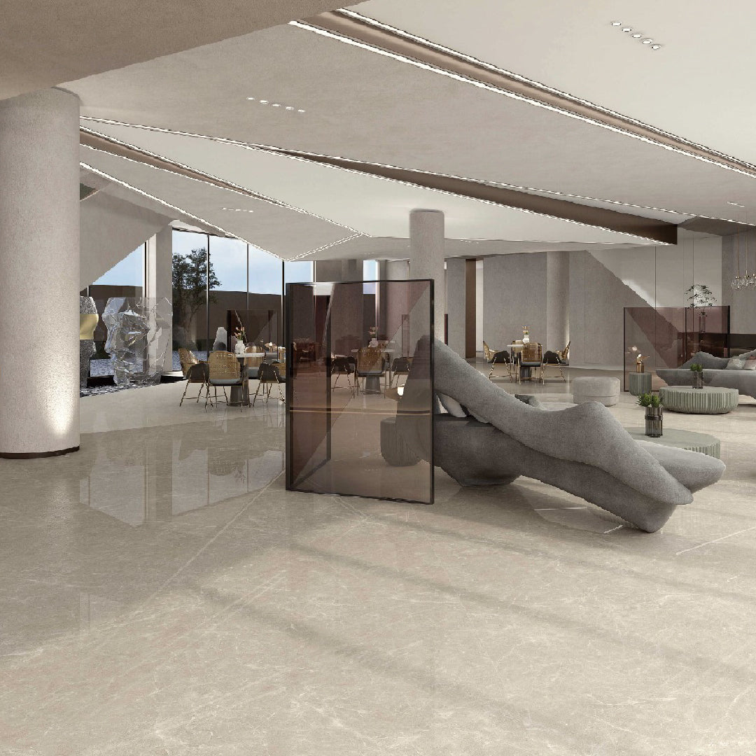 6MM AMBER GREY GLOSSY-A/2.6M * 1.2M