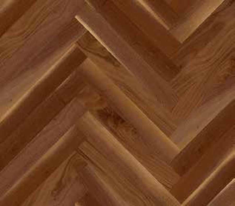Richmond LVT Herringbone Rich Oak Mix flooring, close-up of the decor
