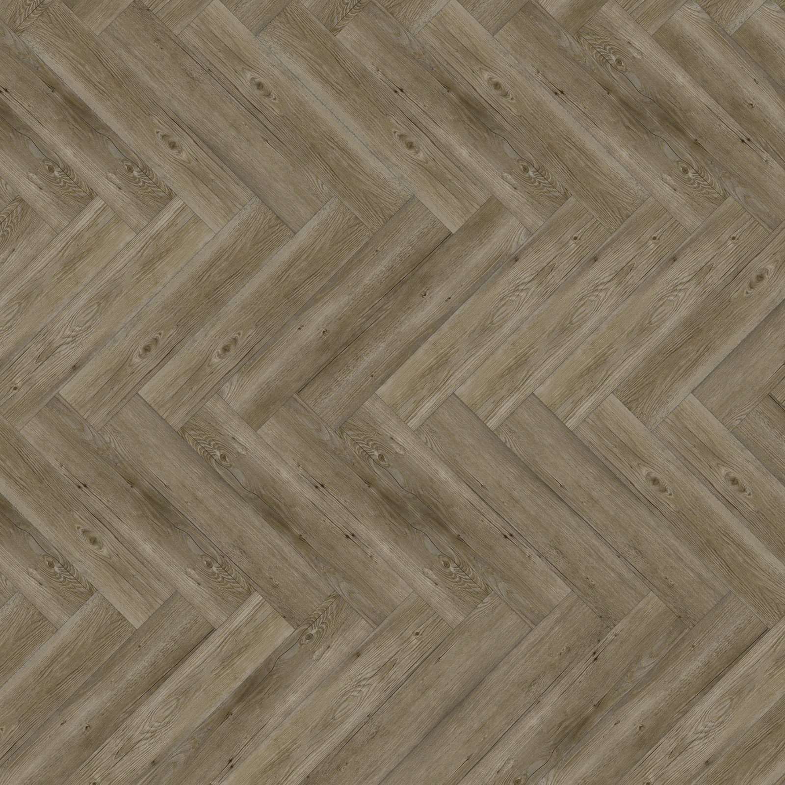 Richmond SPC Herringbone Cappuccino planks laid as herringbone, at true size