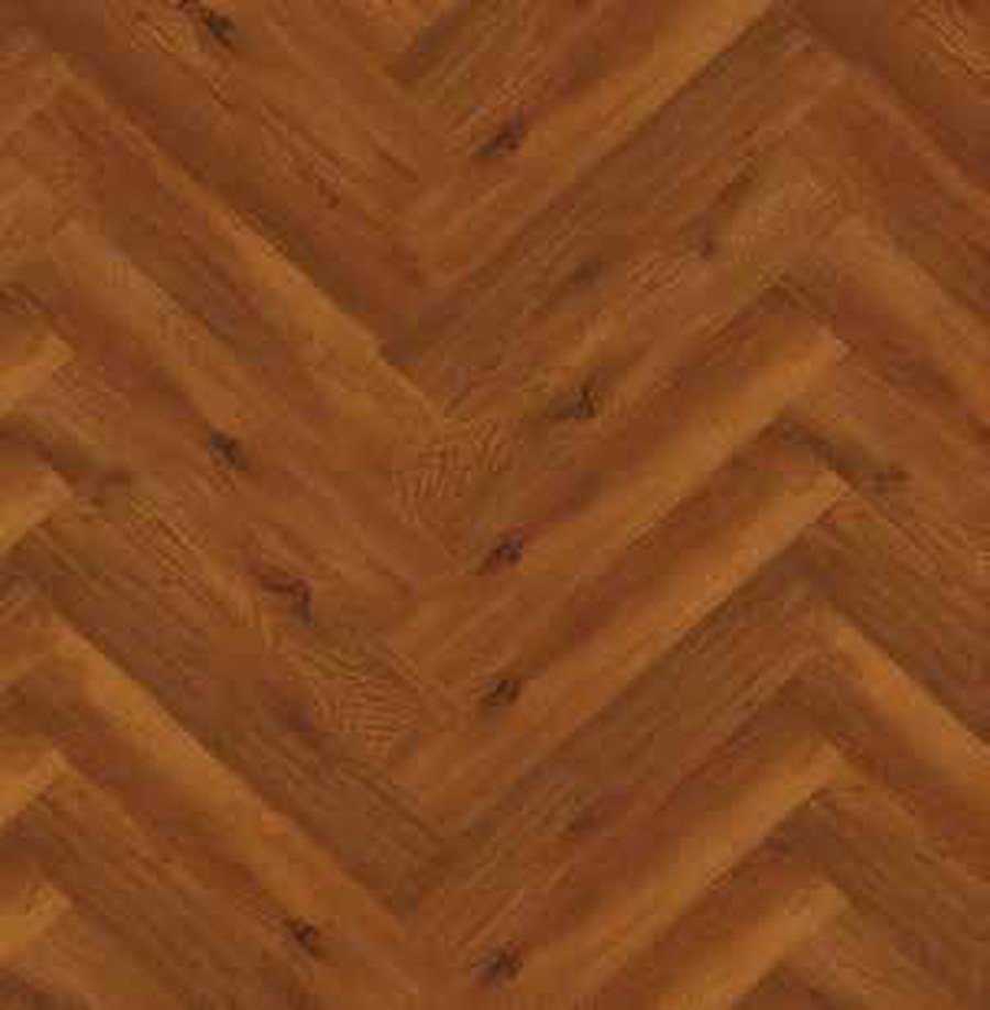 Polar SPC Herringbone Classic Oak flooring, close-up of the decor